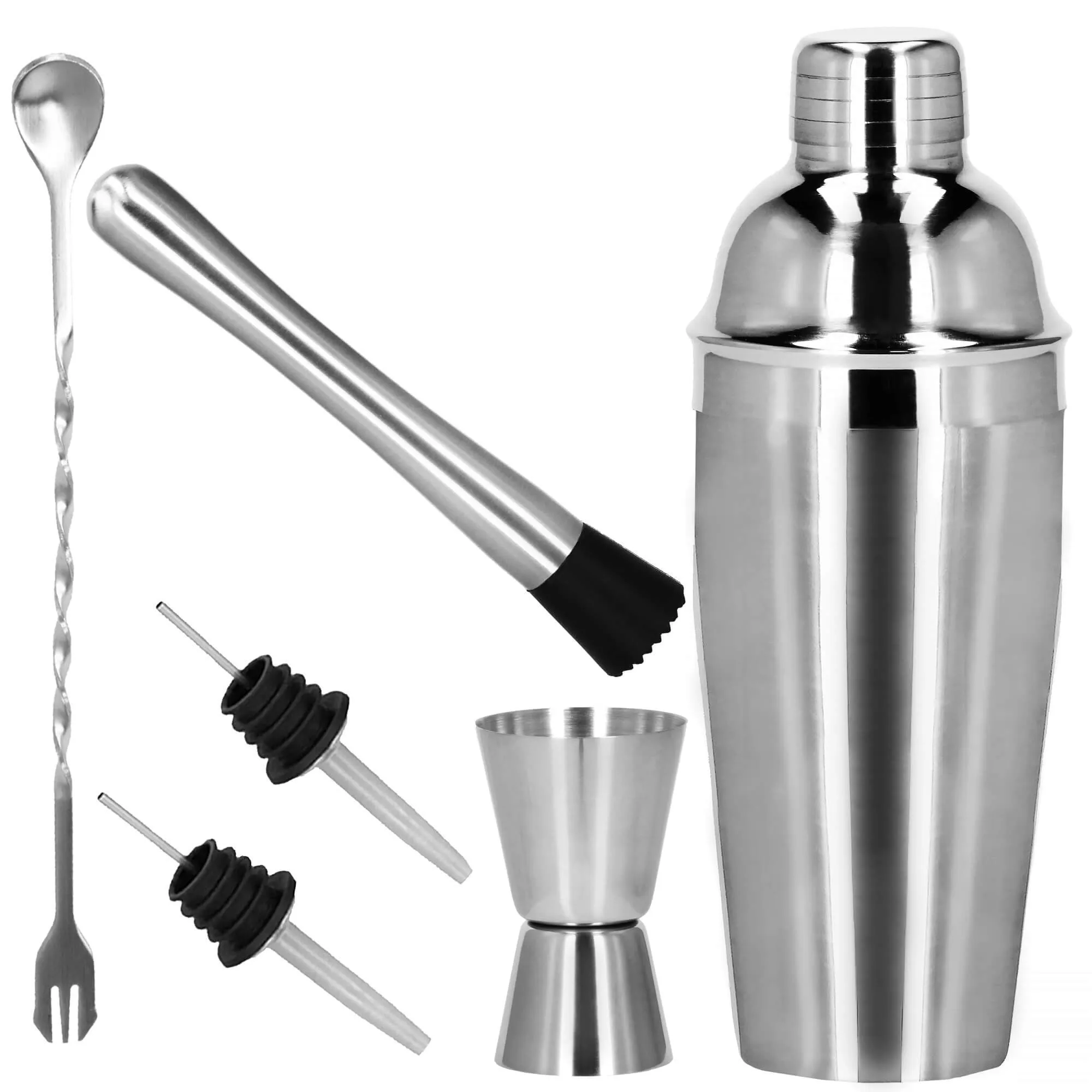 set za pripremu pića za barmene shaker 750 ml 6 komada - slika 11
