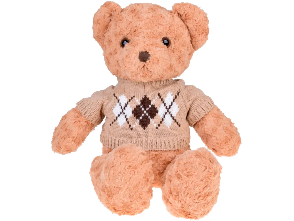 mekani medvjed teddy u džemperu i šalu, 60 cm - slika 4