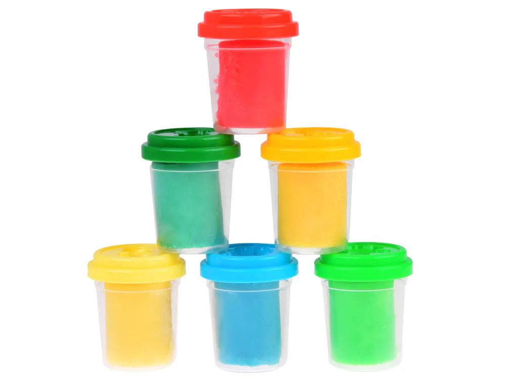 set plastičnog modeliranja, 6 komada šarenog plastelina - slika 4