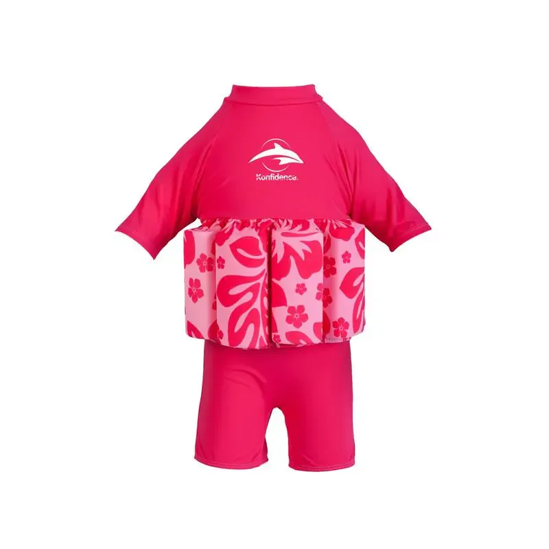 konfidence plutajući kupaći kostim pink/hibiskus 2-3 godine - slika 2