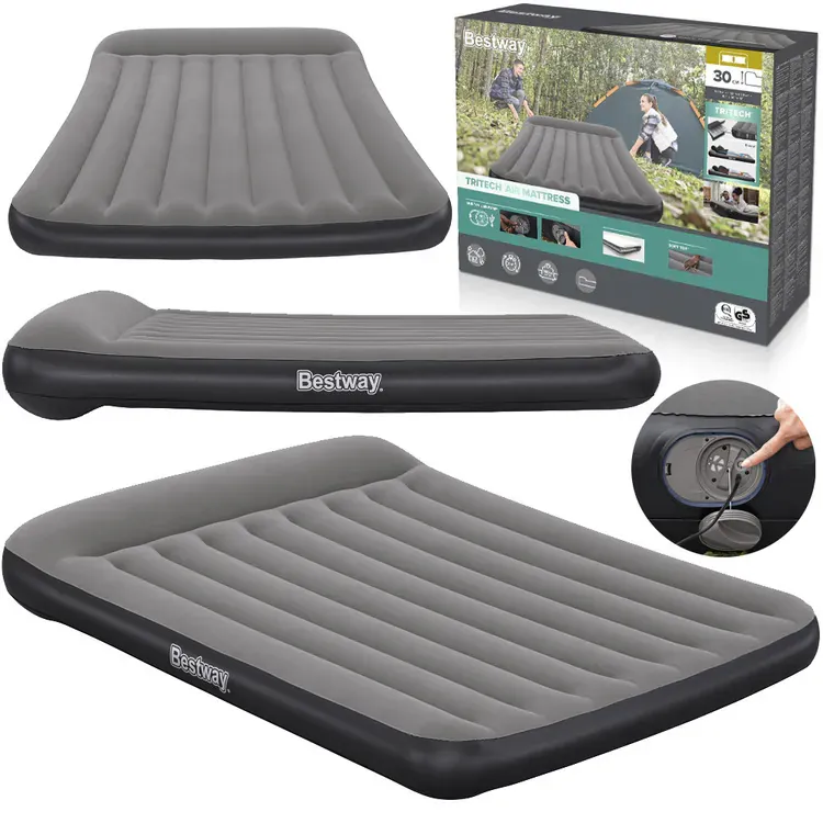 zračni madrac queen s ugrađenom usb pumpom – tritech™ | bestway 203x152 cm, 671bs - slika 2