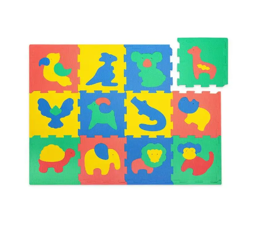 hakuna podloga puzzle za djecu - safari životinje 120 x 90 x 1,2 cm - slika 2