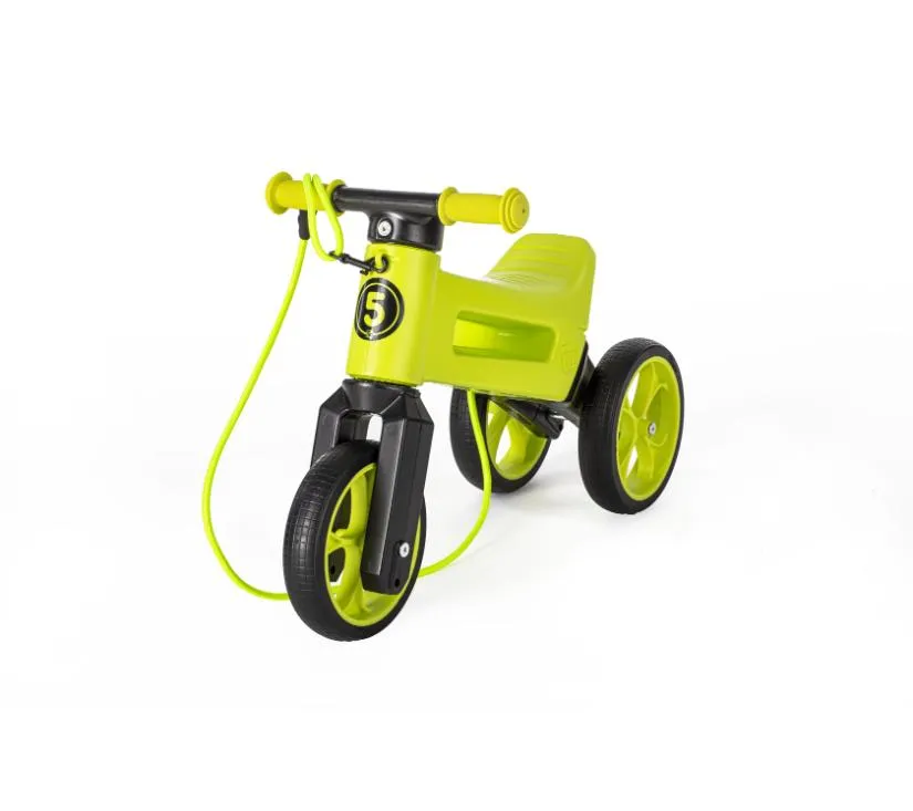 funny wheels tricikl super sport 2u1 neon zelena - slika 4