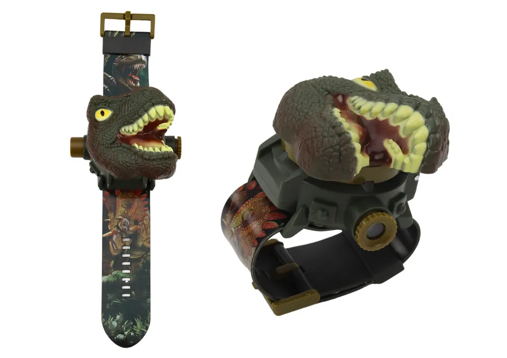 dječji sat dinosaur tyrannosaurus s 3d projekcijom slika 22cm×6,5cm×4,5cm - slika 4