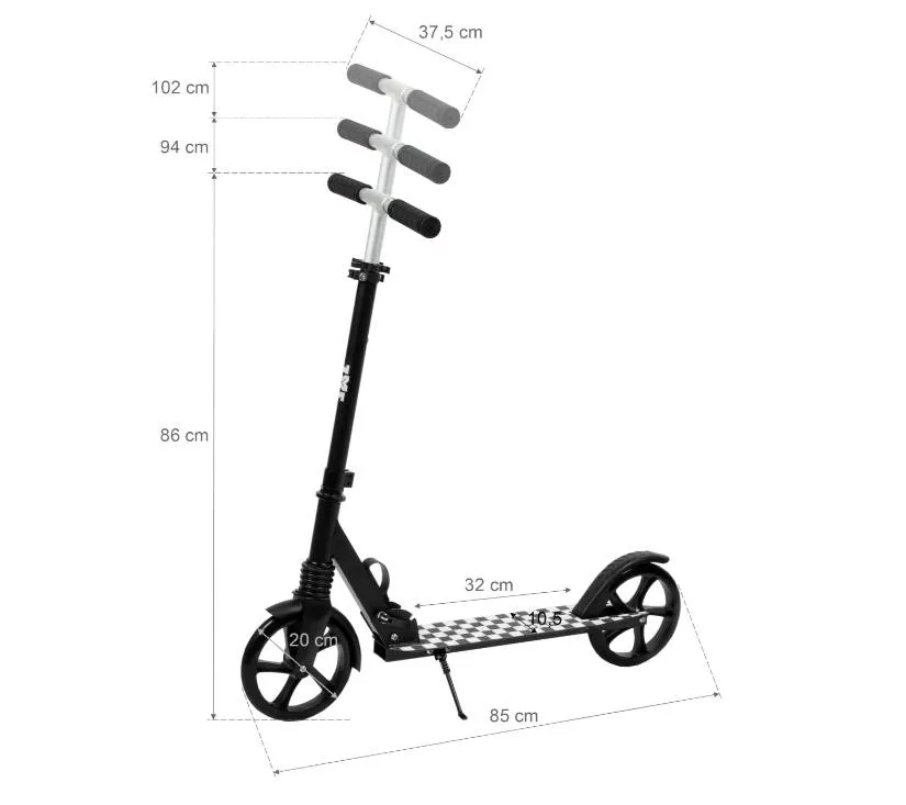 kidwell wxm dječji romobil driff šah - slika 5