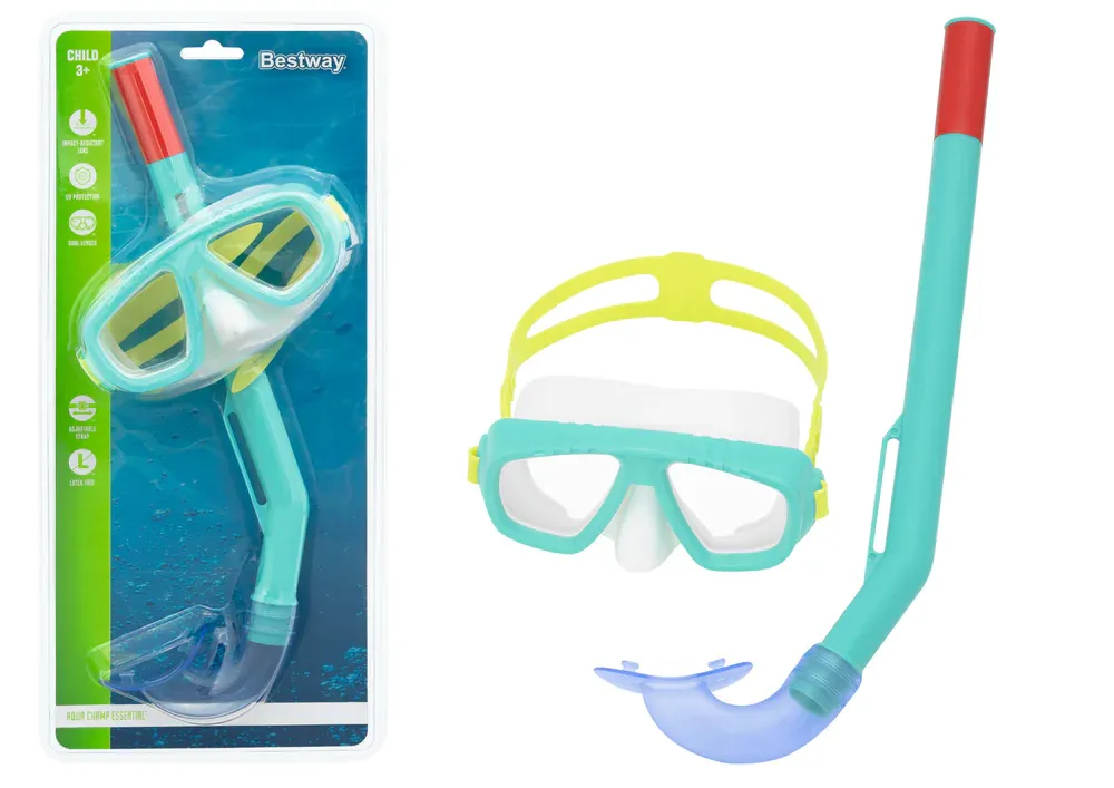bestway 24018 ronilački set tirkizni - slika 2