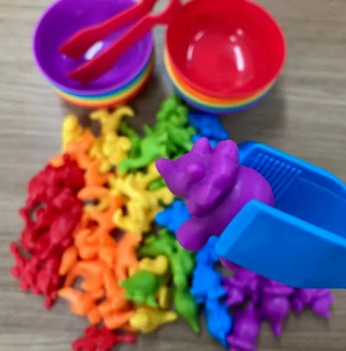 woopie edukativna igra: sorter boja dinosaura, 56 el. - slika 5