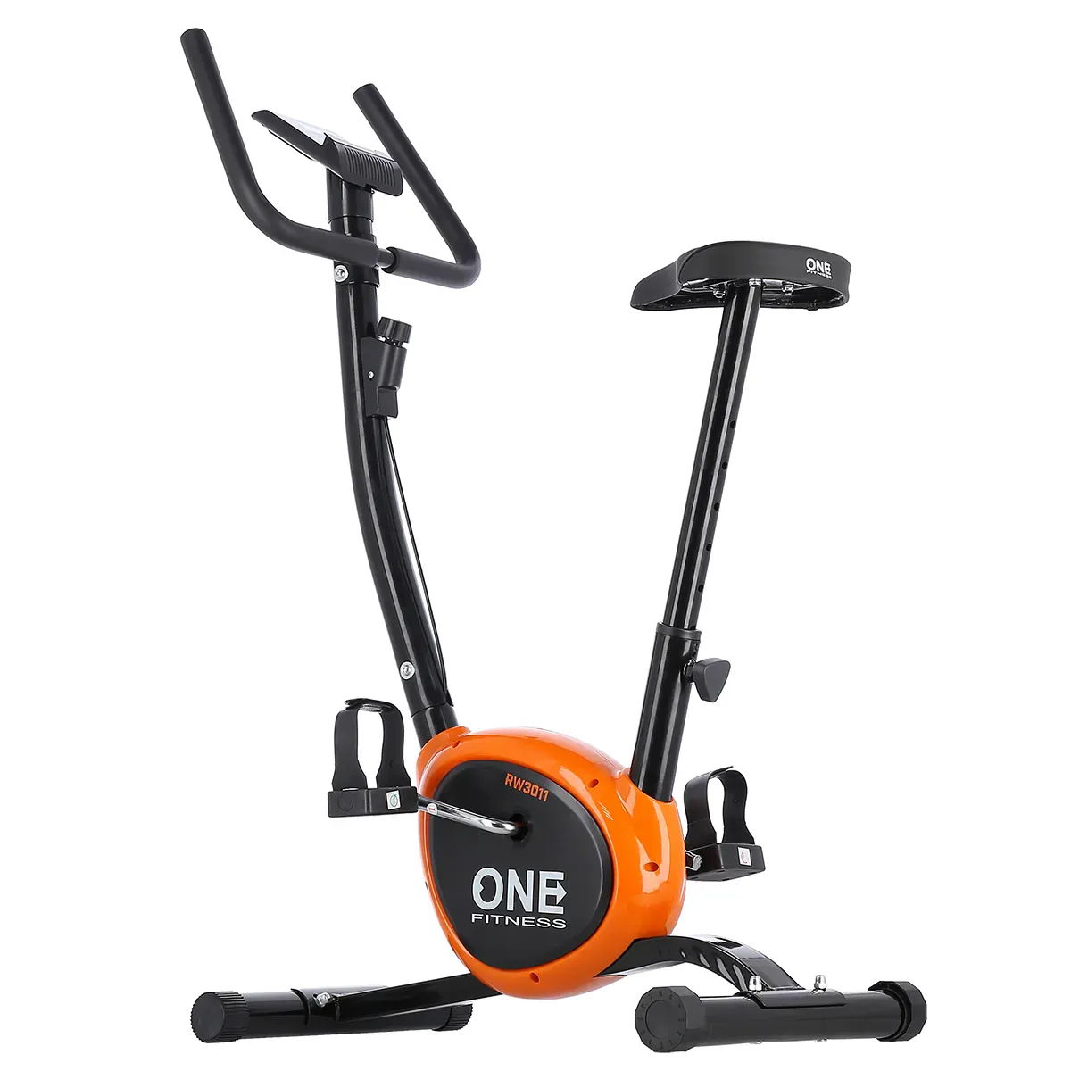 crno-narančasti trening bicikl one fitness - slika 2