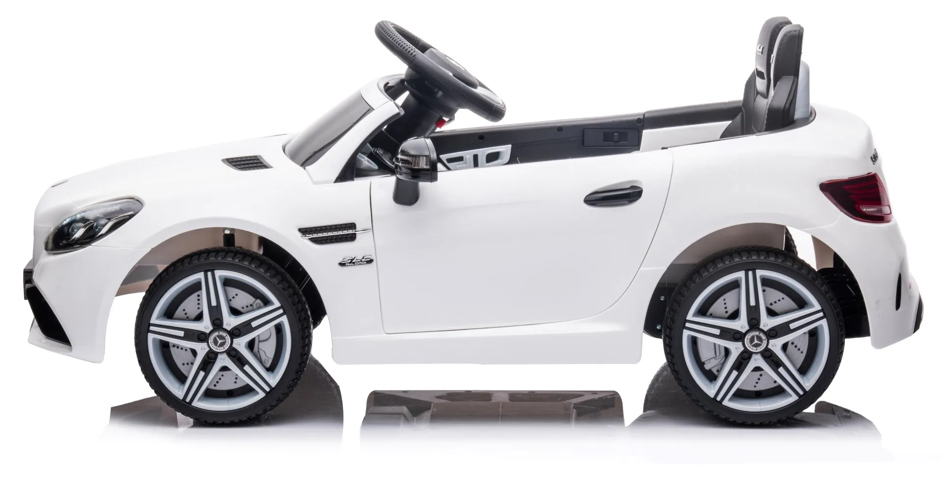 auto na baterije mercedes benz slc300 cabrio s daljinskim upravljačem - bijeli - slika 3