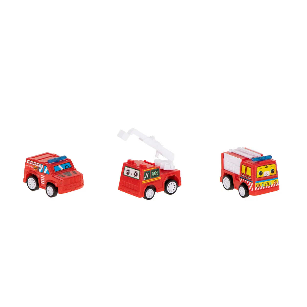 set dječjih vatrogasnih vozila 6 komada - slika 3