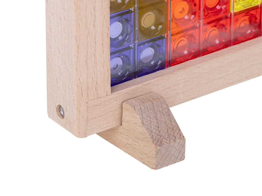montessori vertikalni tetris u drvenom okviru - slika 6