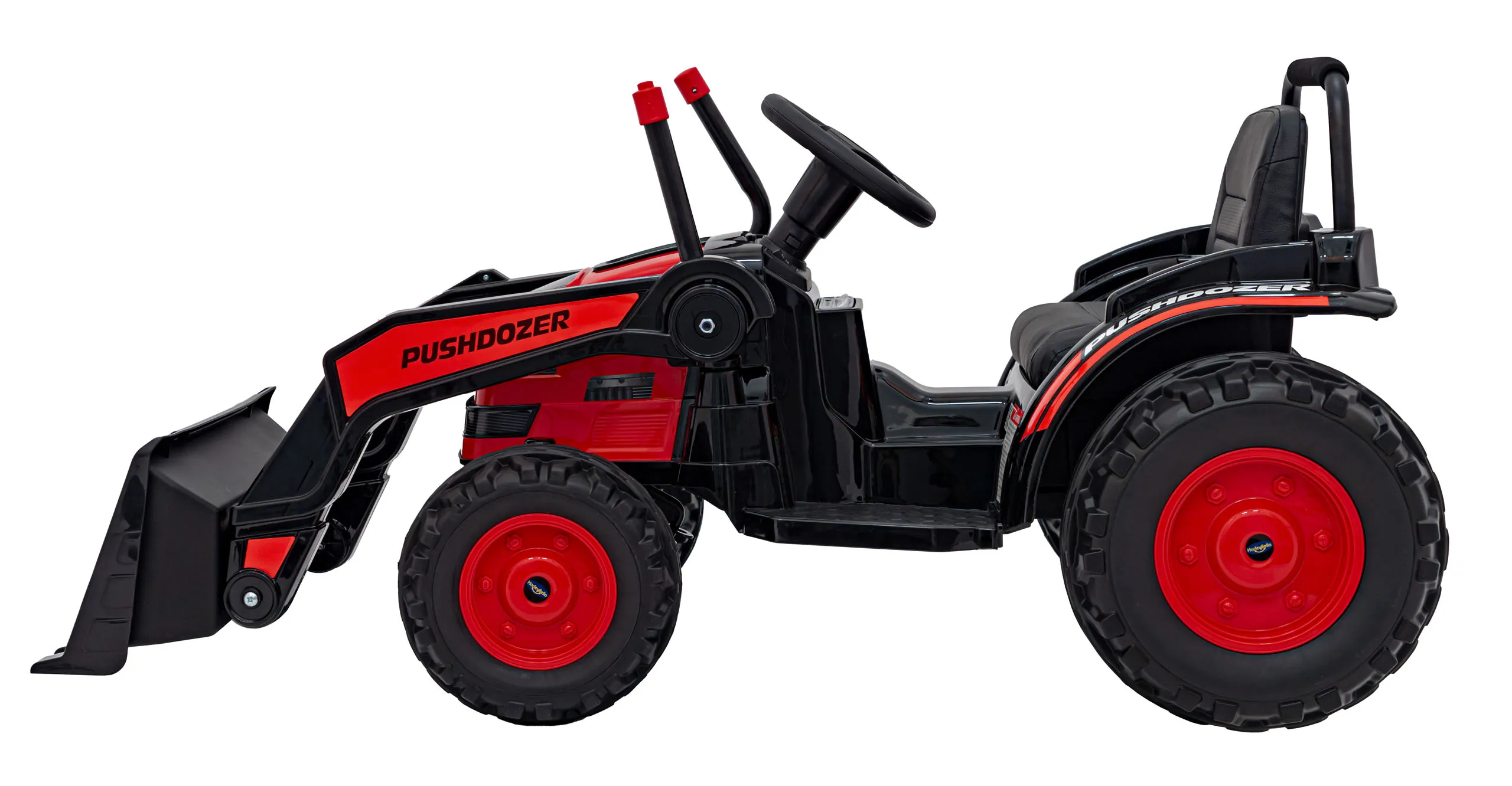 bager/traktor na akumulator, crveni - slika 7