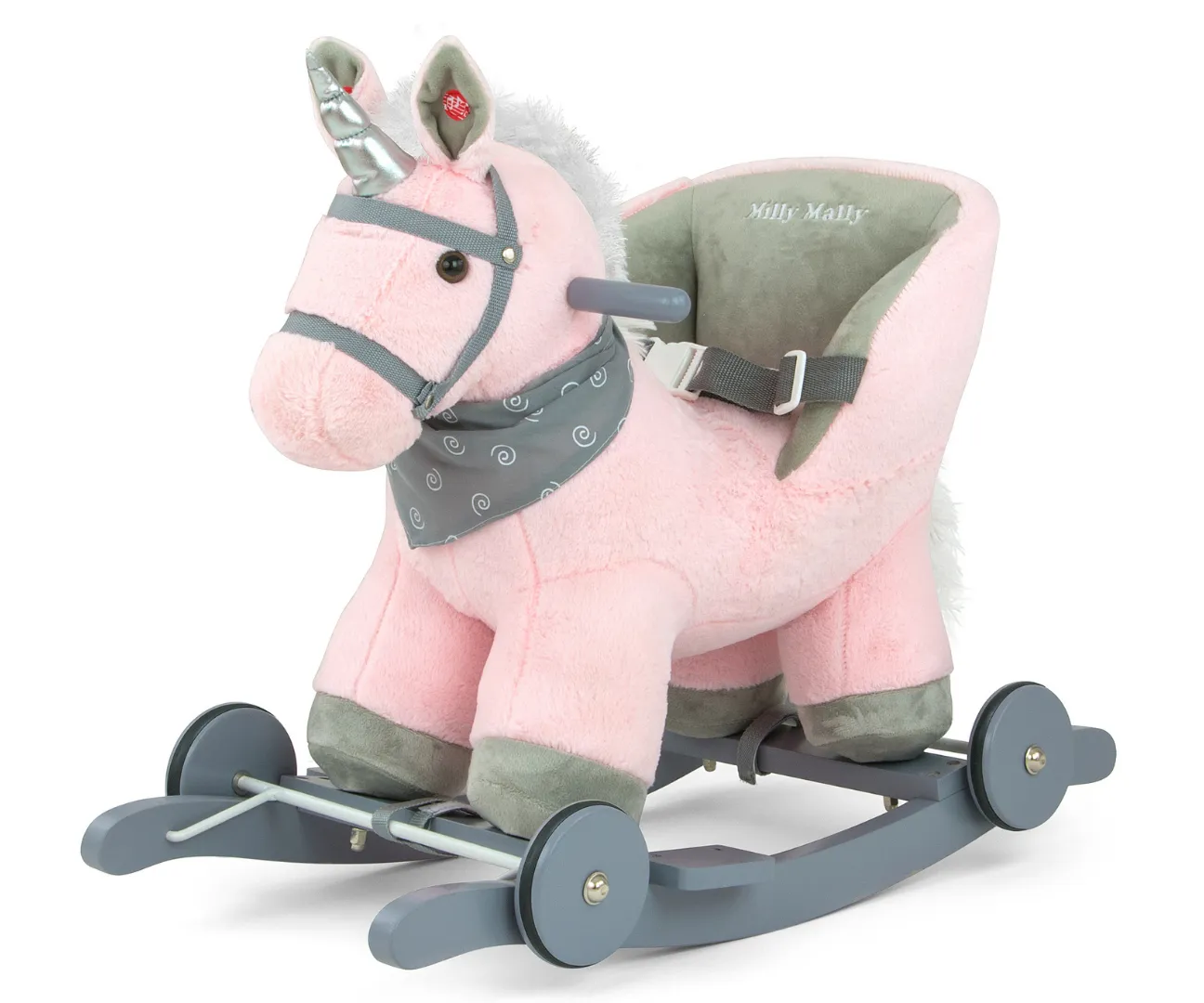 konjić za ljuljanje polly pink 2 u 1 - slika 3