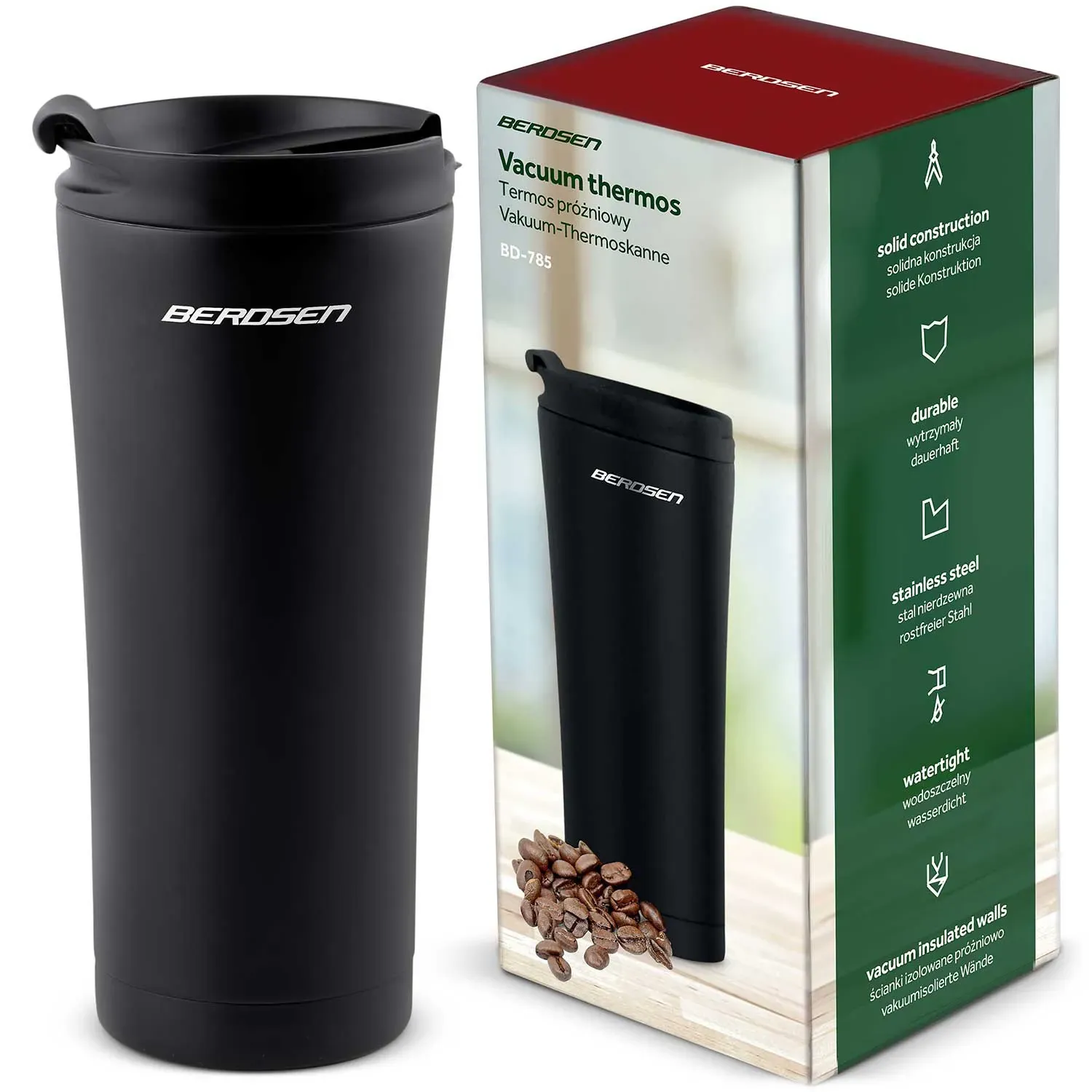 Vakuumska termosica 470 ml BD-785 crna - Pribislavec