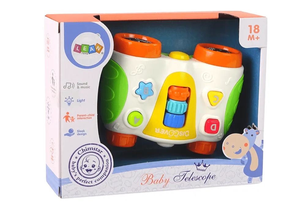 interaktivni dalekozor za bebe šareni - slika 4