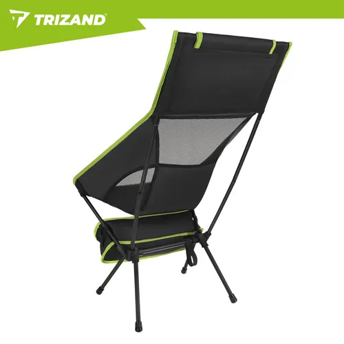 trizand ribarska stolica 41x52x86cm crna trizand - slika 5