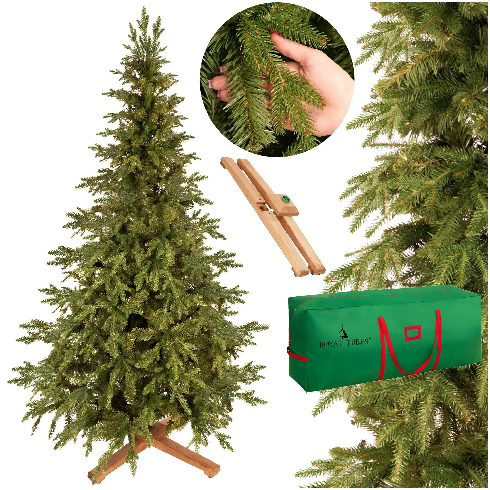 royal trees umjetno božićno drvce – himalajska jela premium 210 cm - slika 2