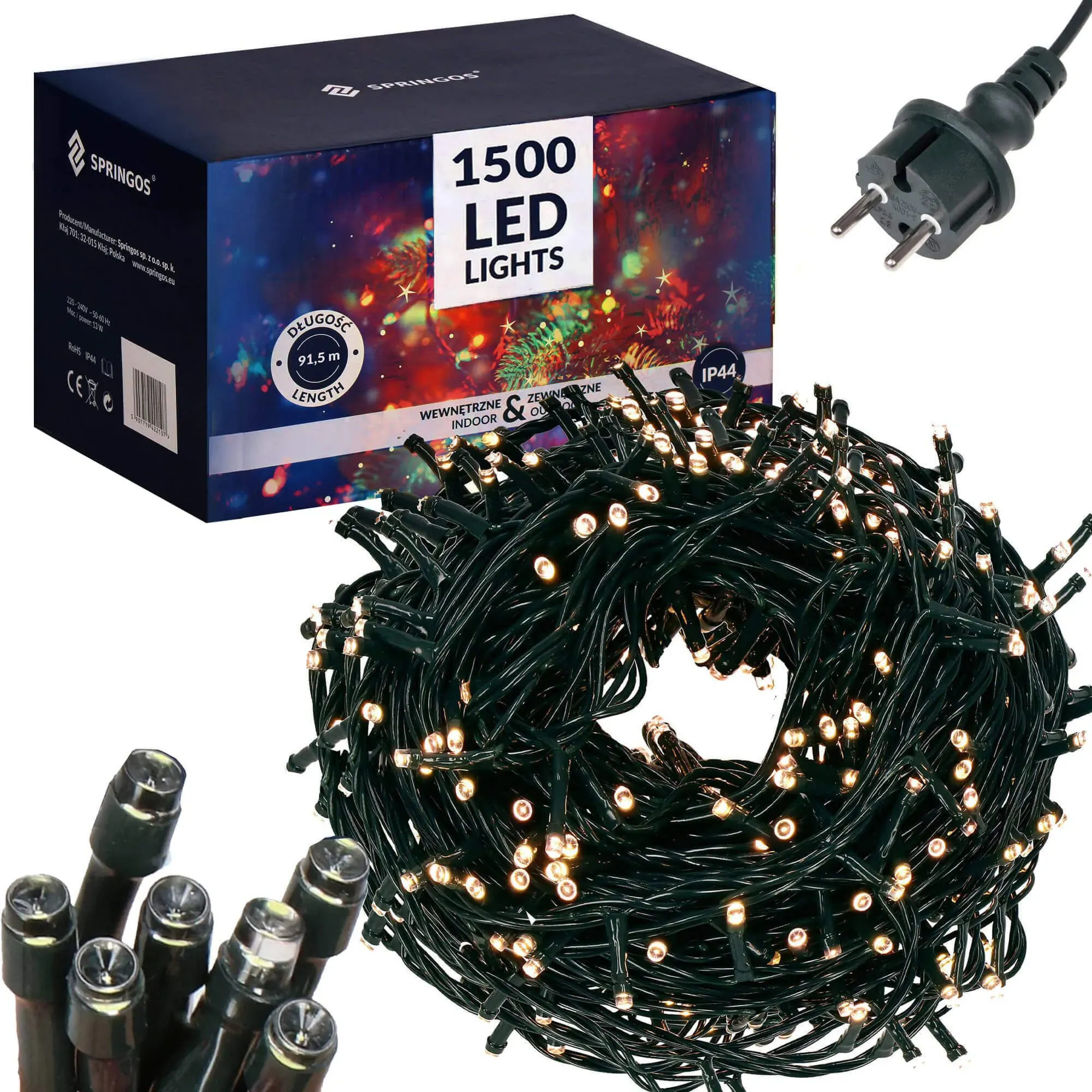 božićne lampice s 1500 led dioda - slika 2