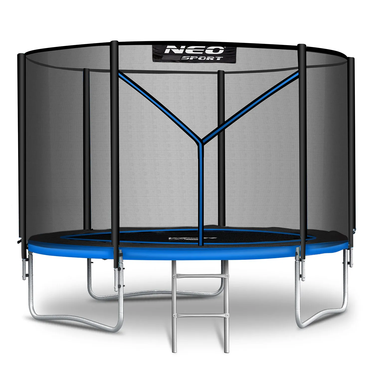 neo-sport vrtni trampolin 183 cm (6 ft) s vanjskom mrežom i ljestvama - slika 3