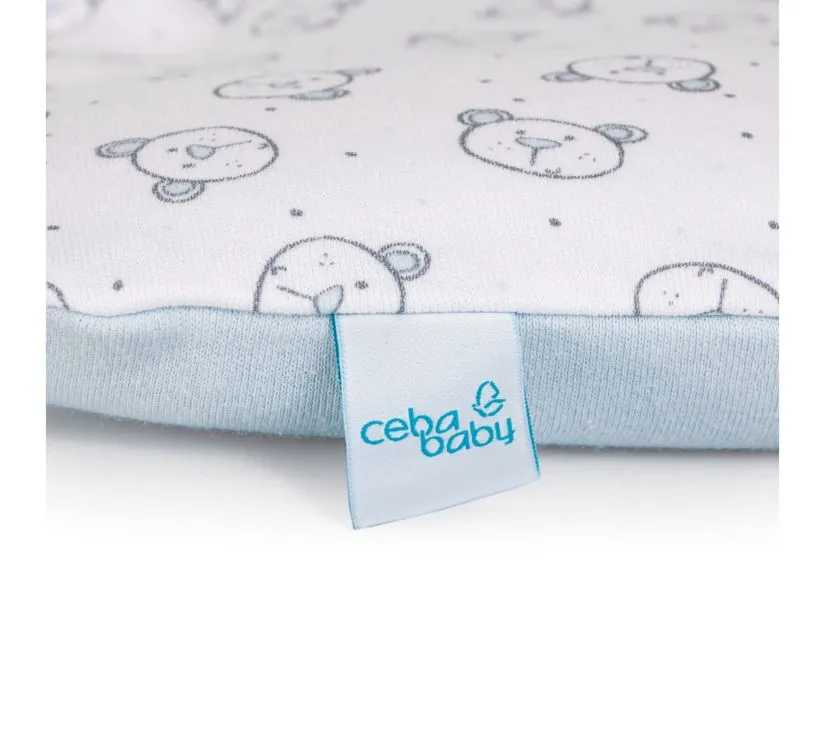 ceba baby navlaka za podlogu za previjanje mekano(85x72) 2 kom blue teddy bear light grey teddy bear - slika 3