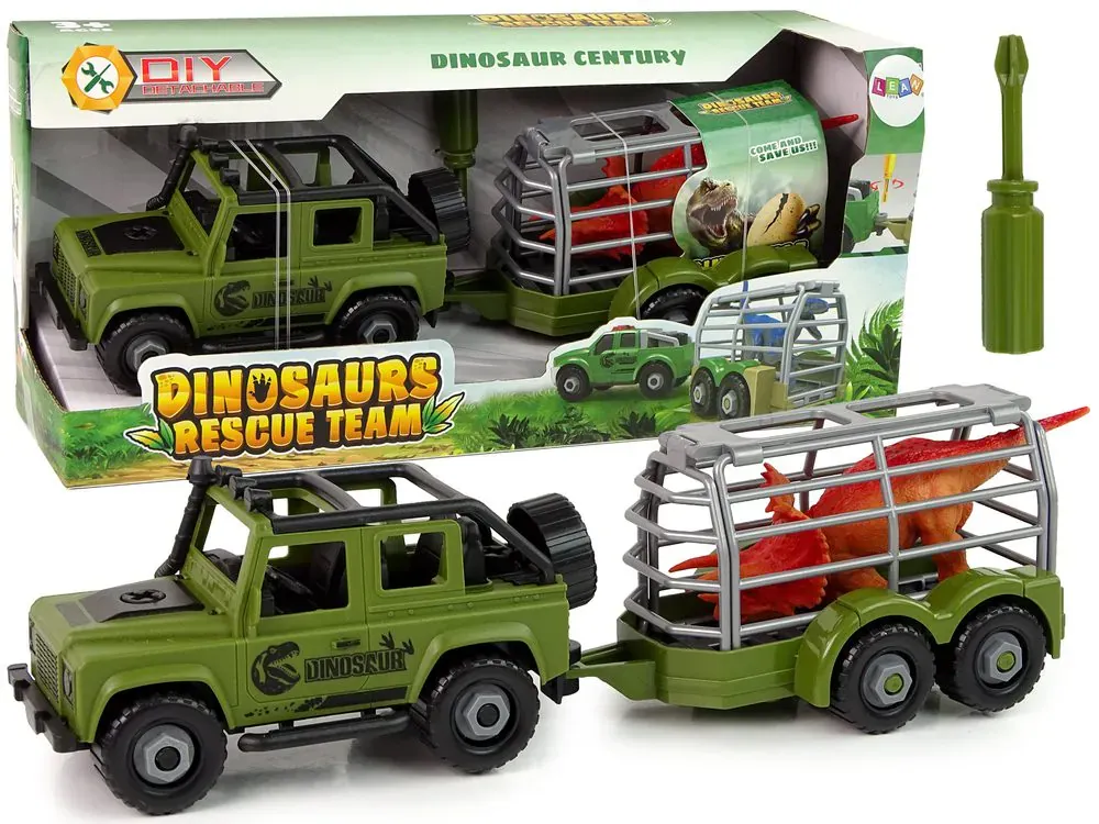 DIY terensko vozilo transporter dinosaura Triceratopsa - Pribislavec