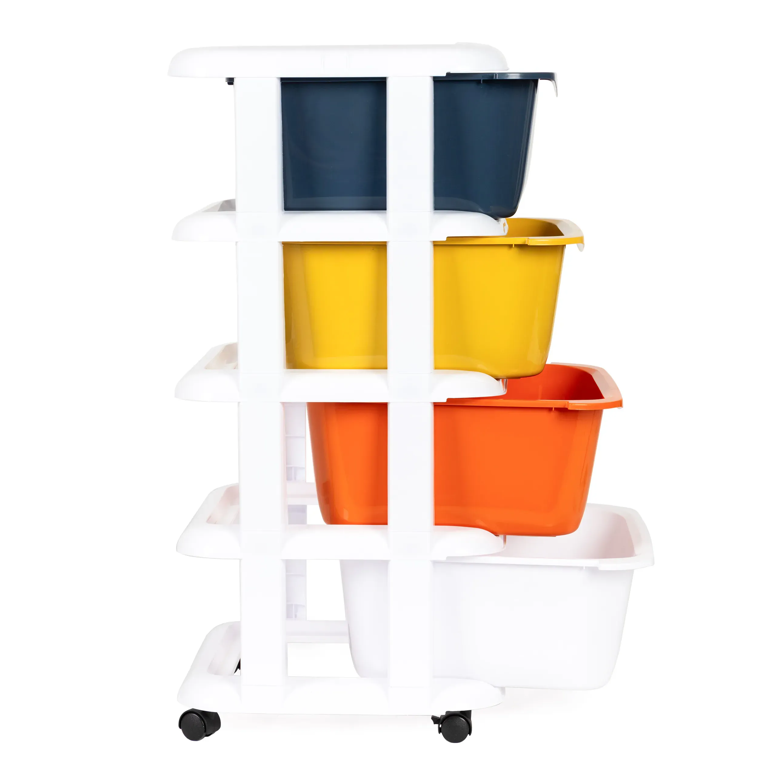 modernhome ormarić na kotačima 4 ladice 74 x 35,5cm - slika 4