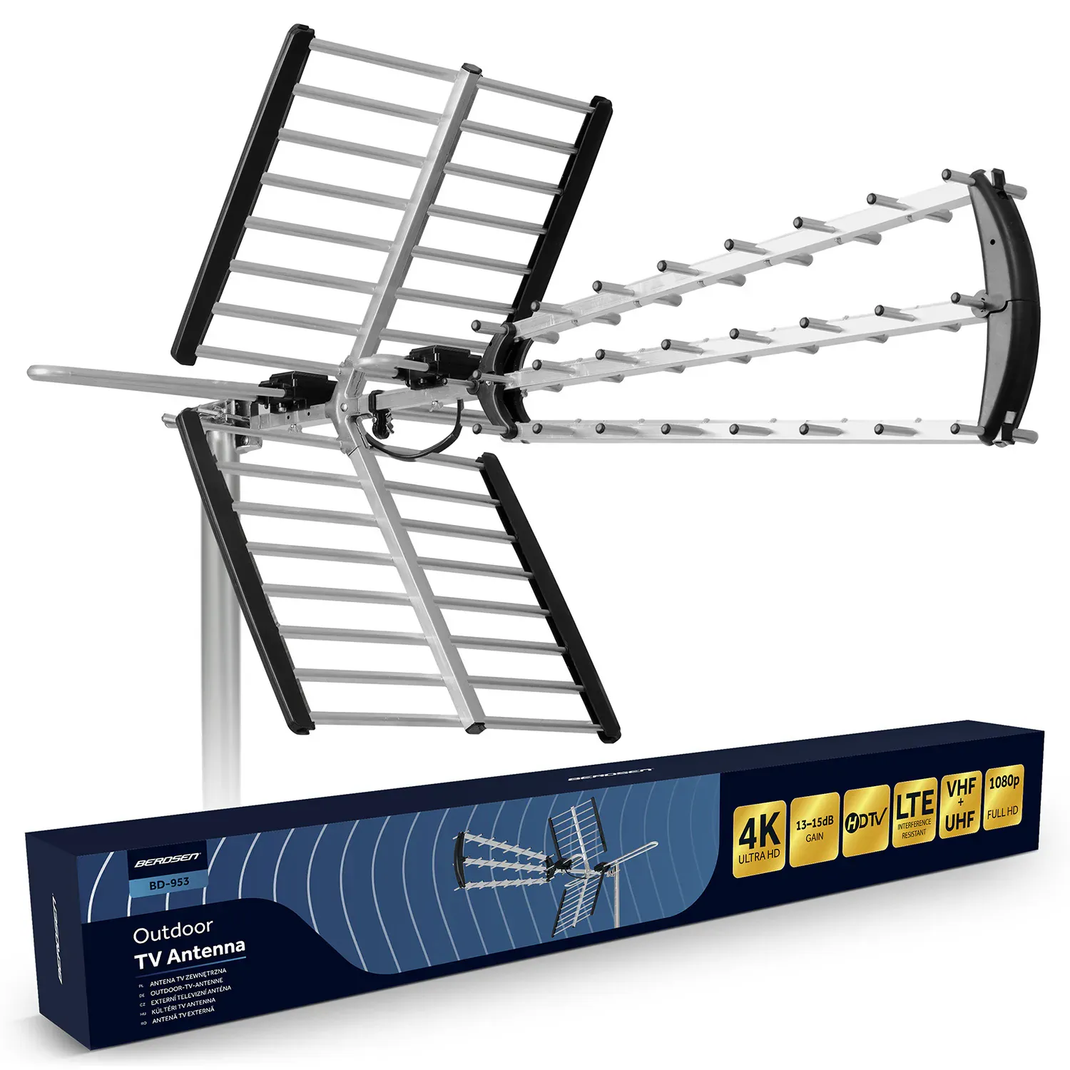 Berdsen BD-953 usmjerena vanjska TV antena ultra HD 4K - Pribislavec
