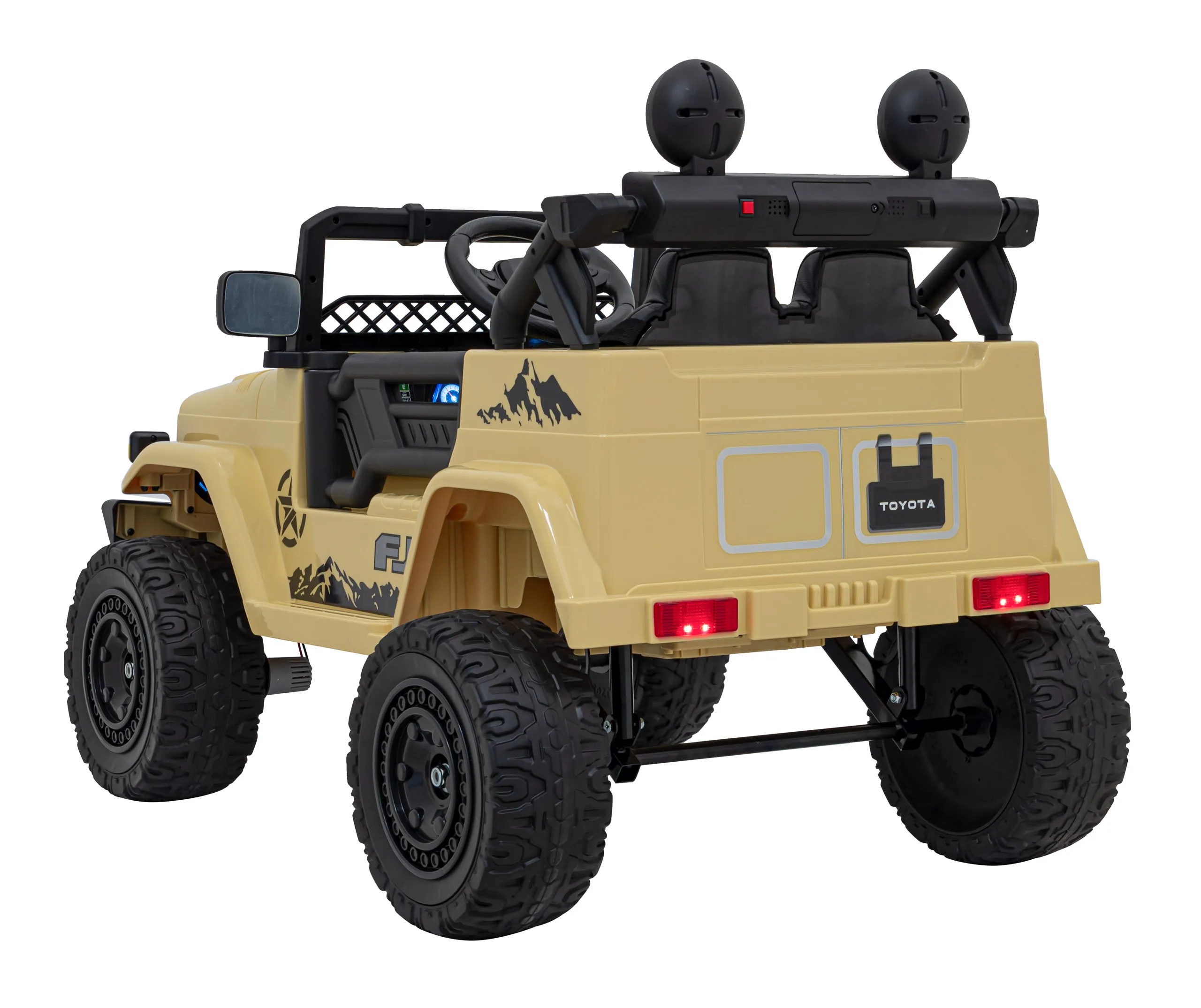 toyota fj cruiser, auto na akumulator, bež - slika 6