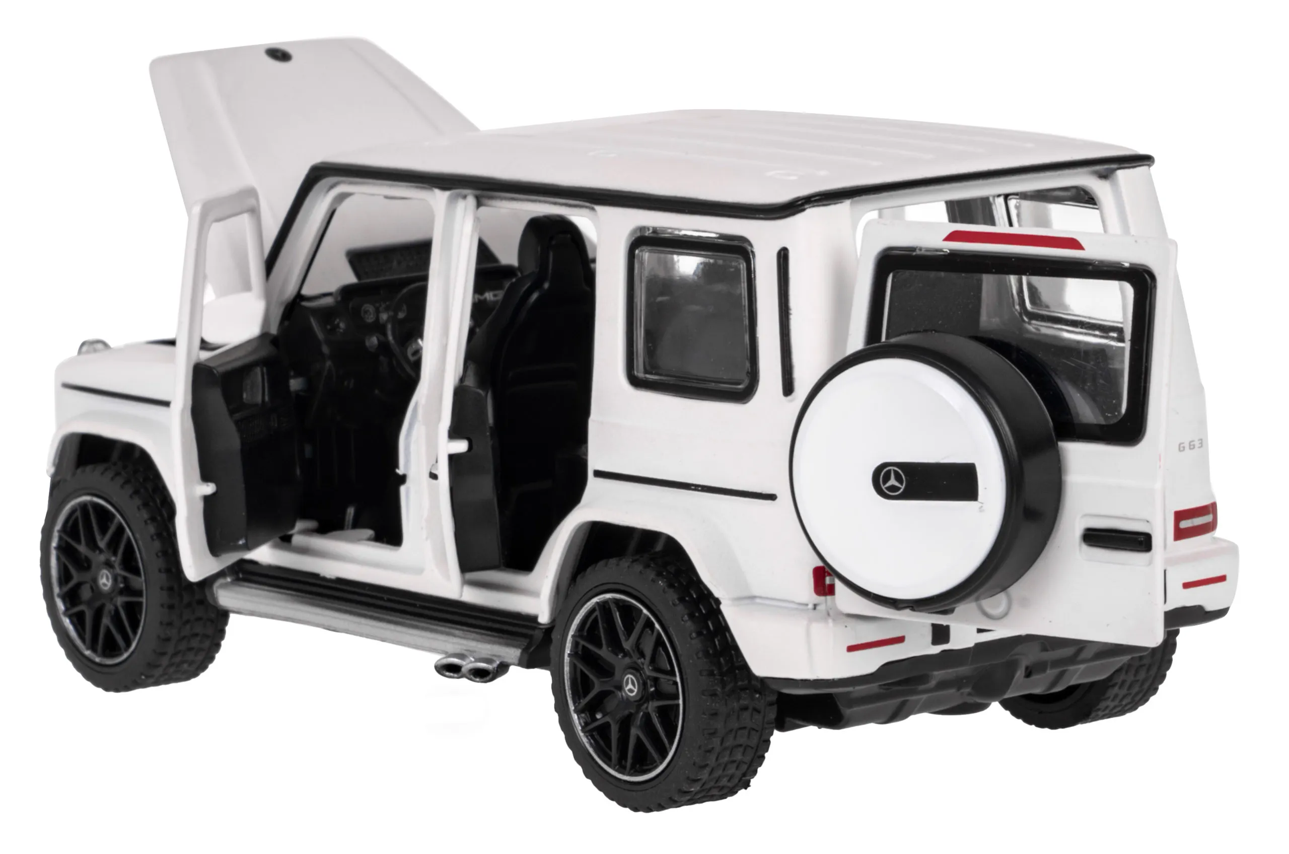 rastar metalni mercedes benz amg g63 1:32 bijeli - slika 4