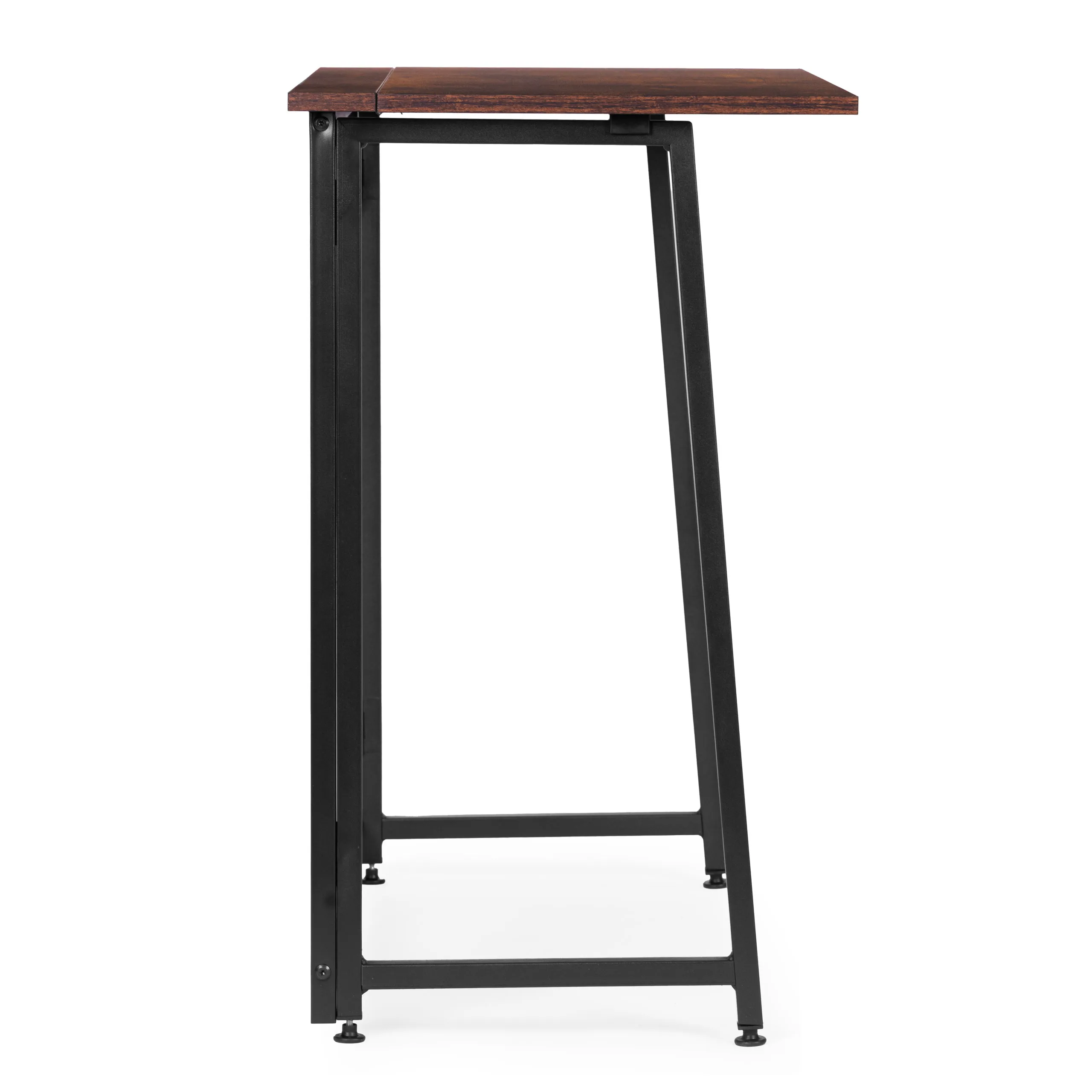 modernhome sklopivi računalni stol 80 × 45 cm za laptop – loft stil - slika 8