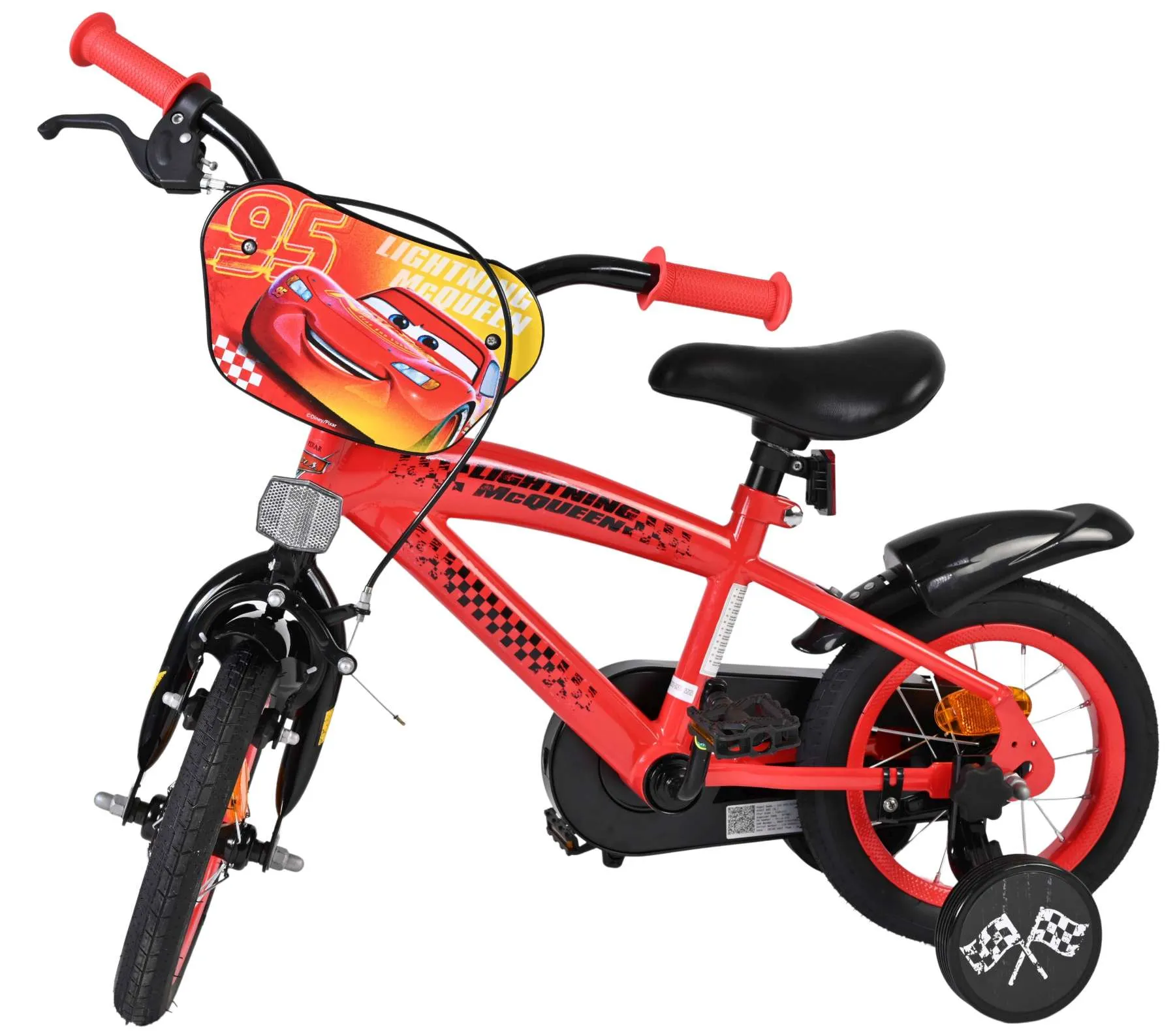 volare dječji bicikl disney cars 12″ crvene boje - slika 9