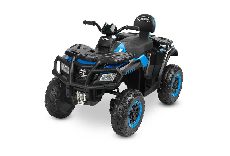 toyz quad na akumulator rush, plavi - slika 3