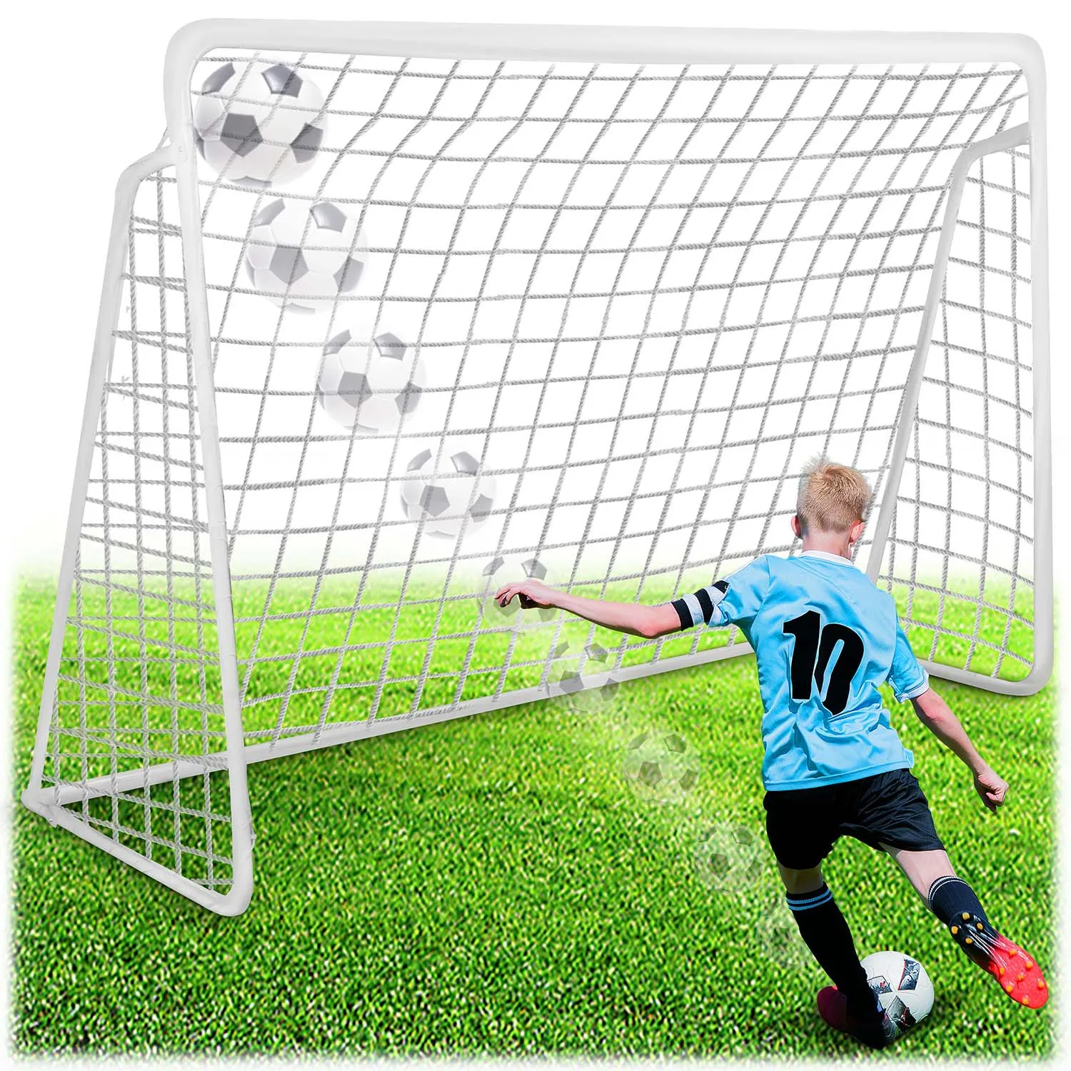 nogometni gol 300 x 200 x 90 cm ns-496 - slika 9