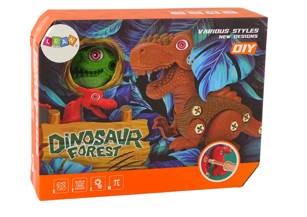 diy dinosaur na rastavljanje zeleni - slika 5