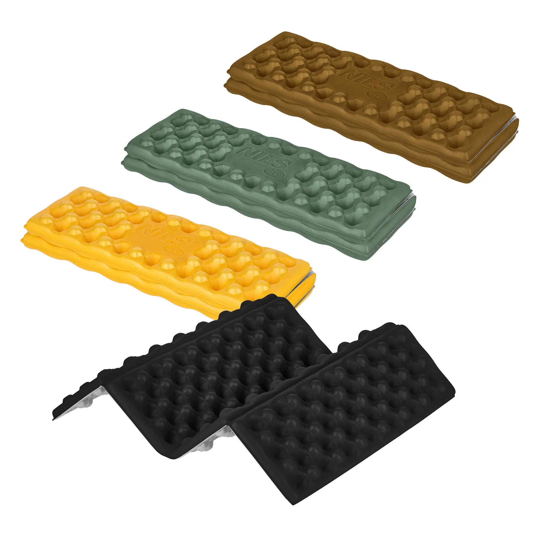 prostirka za kampiranje s aluminijskim rubom + ixpe 40 cm zelena nils camp - slika 10