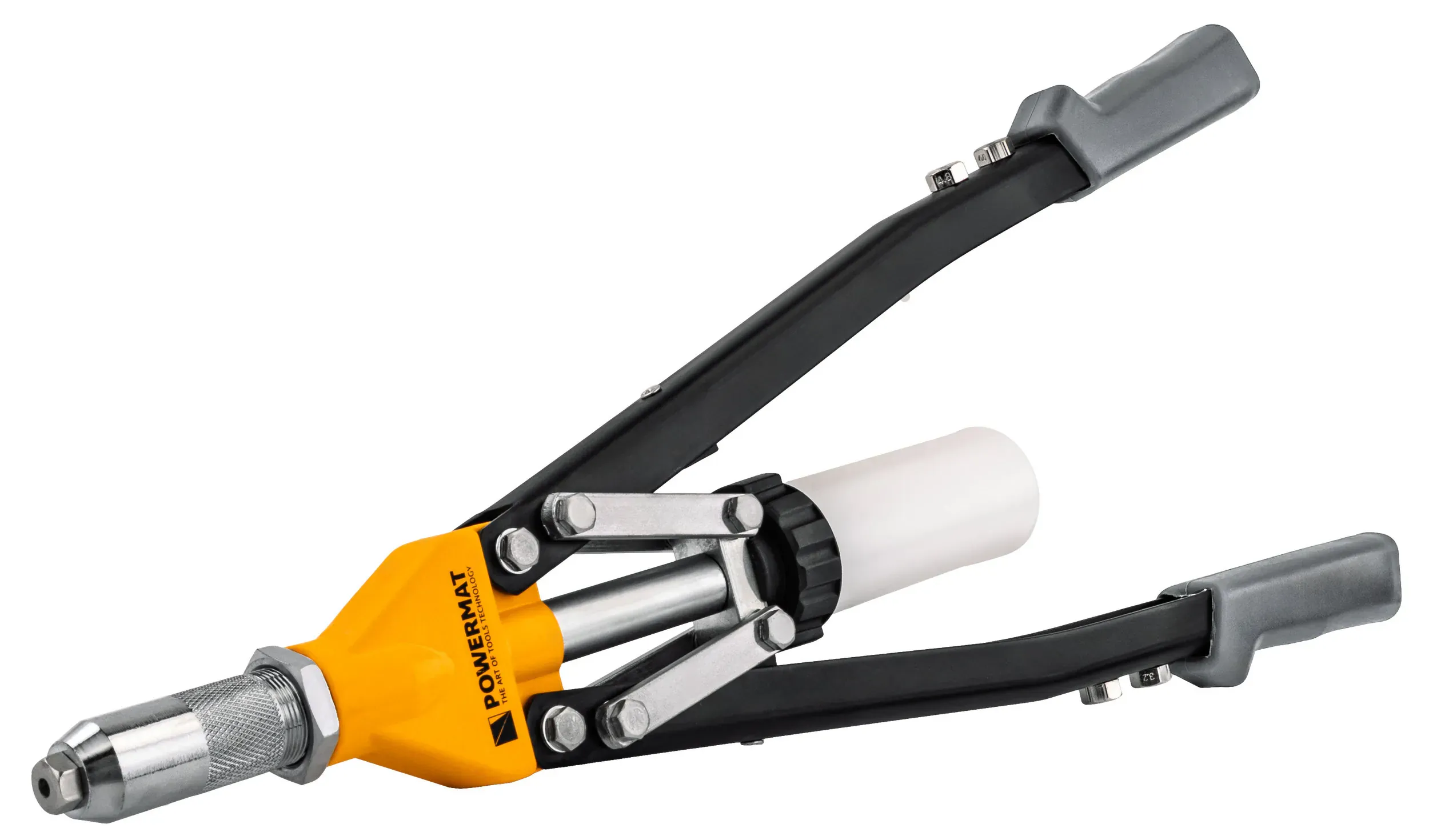 powermat polužna kliješta za zakovice 525 mm 3,2–6,4 mm pm-nir-525t - slika 2
