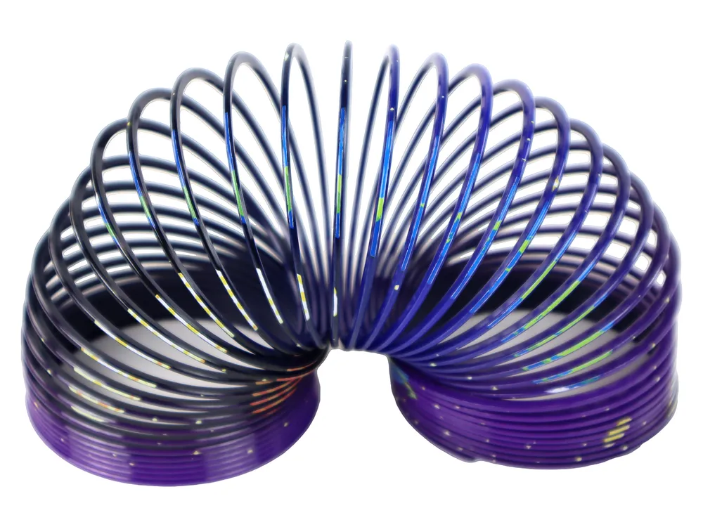spiralna opruga s motivima planeta 6 cm ljubičasta - slika 3