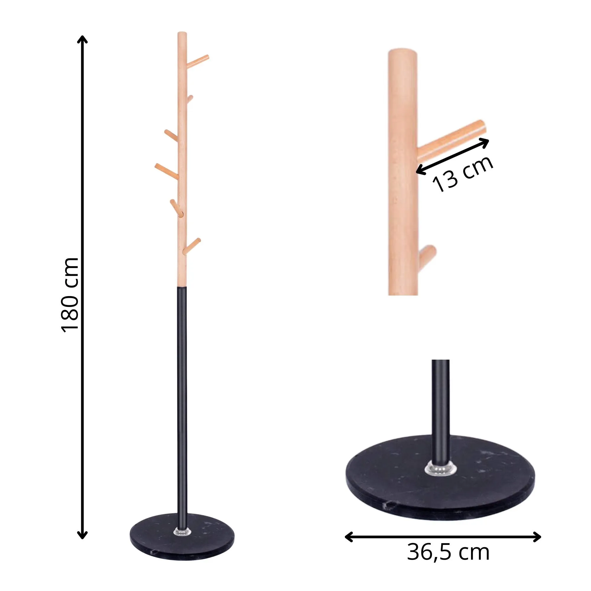 stojeća vješalica za odjeću 180cm - slika 10