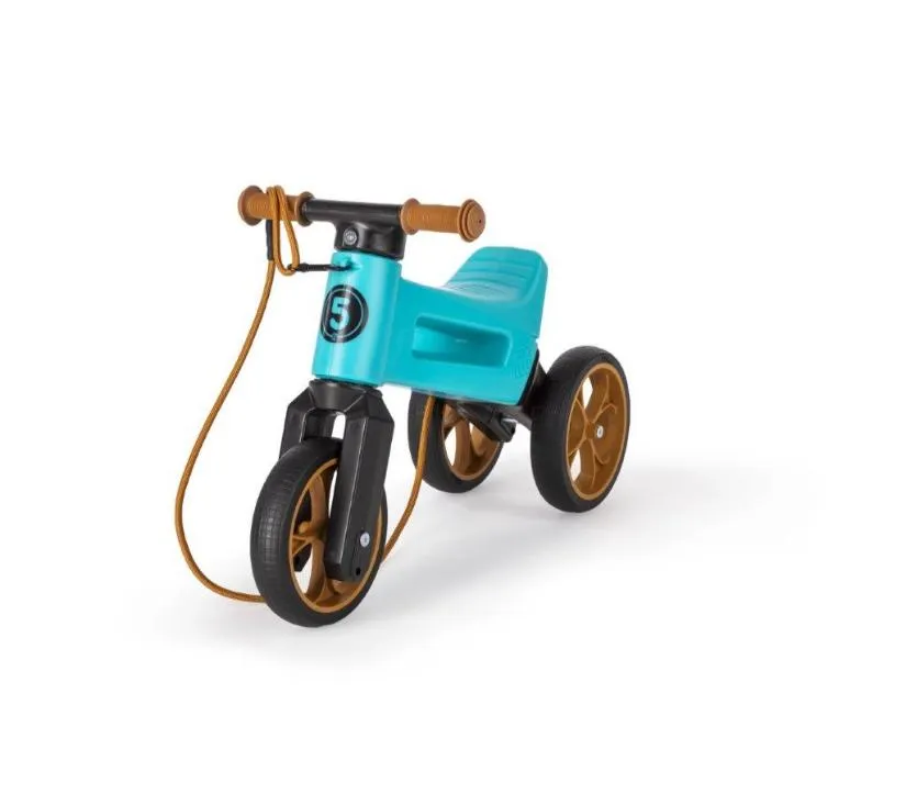 funny wheels tricikl super sport 2u1 tirkizni - slika 3