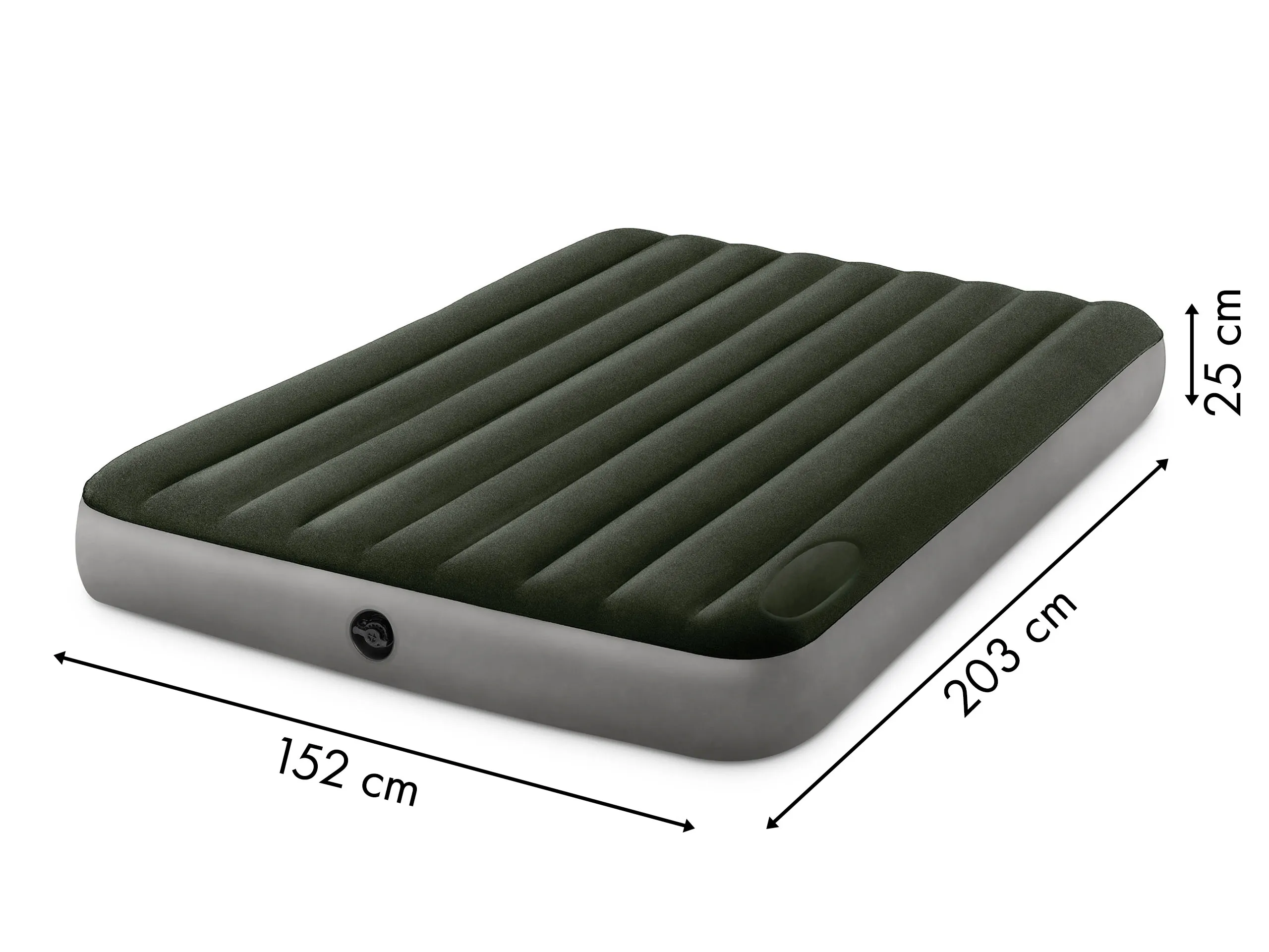 veliki dupli madrac na napuhavanje 203x152 cm s pumpom intex 64763 - slika 6