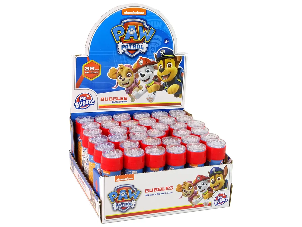 štapići na mjehuriće paw patrol 55ml crveno-plavi - slika 5