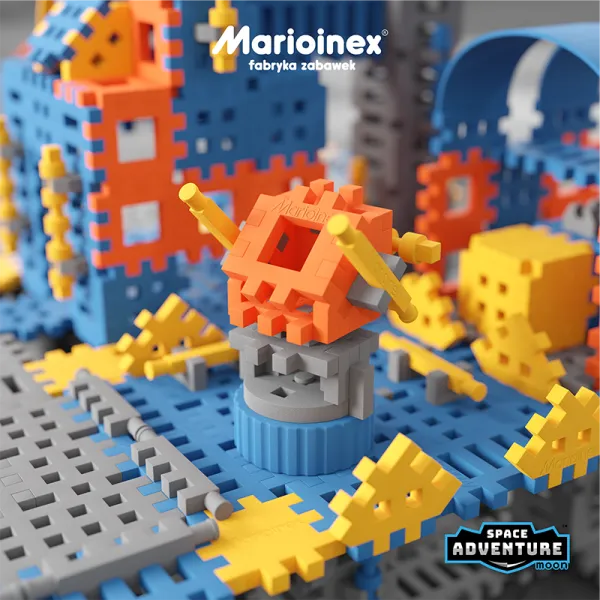 marioinex set waffle kockica baza na mjesecu 618kom. - slika 7