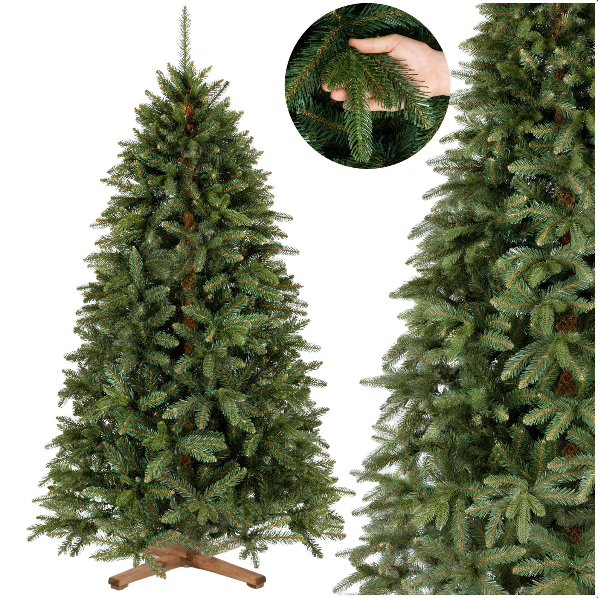 umjetno božićno drvce – sibirska jela pe premium 180 cm - slika 4