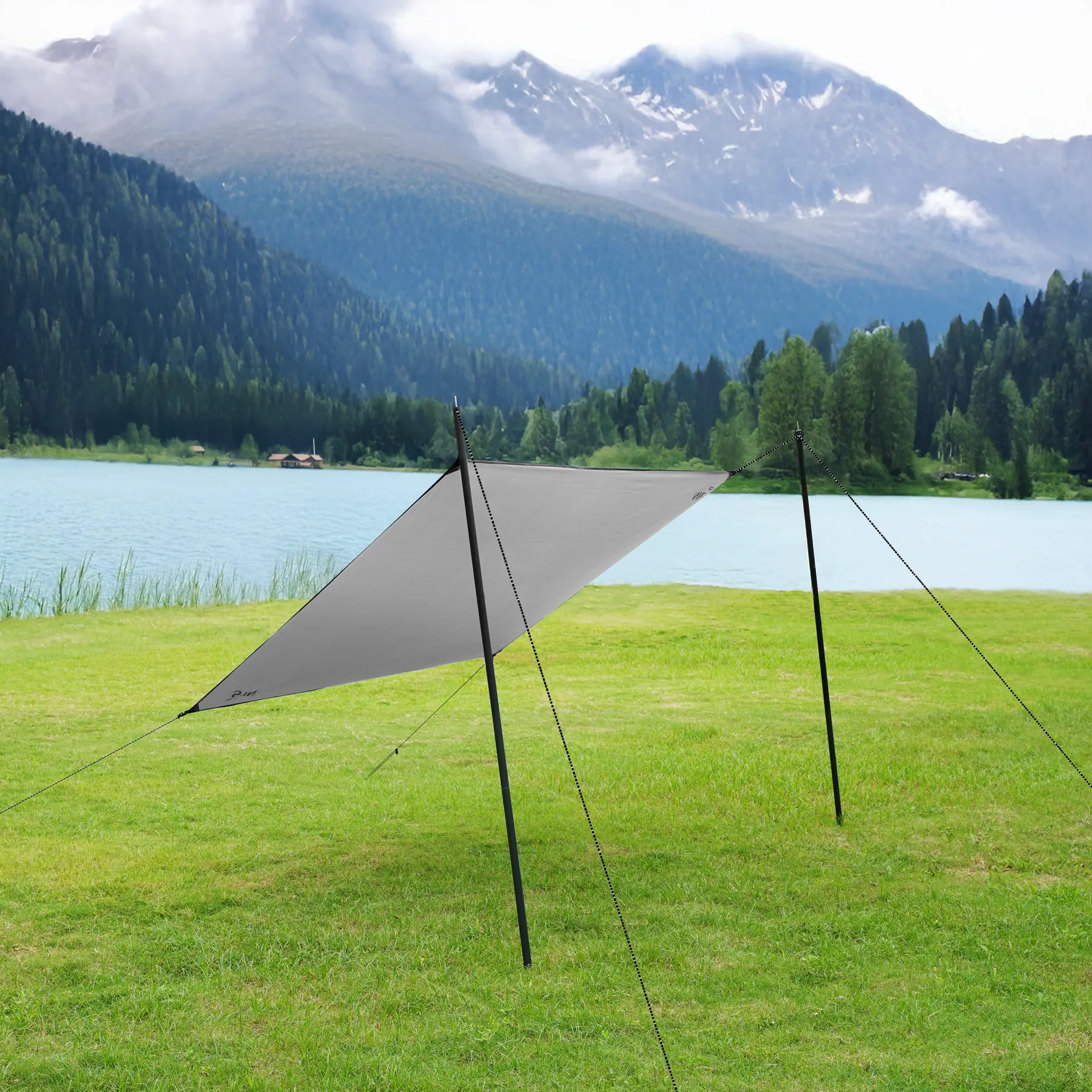 cerada za kampiranje 230x140 cm plava nils camp - slika 10