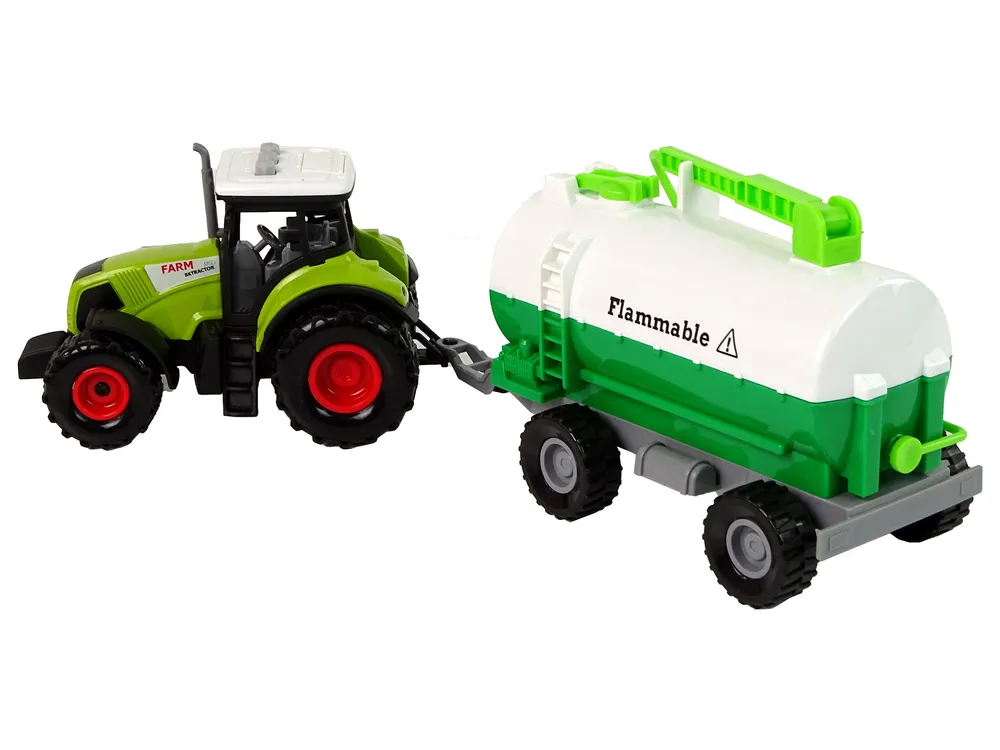 traktor sa cisternom zeleno-bijela - slika 4