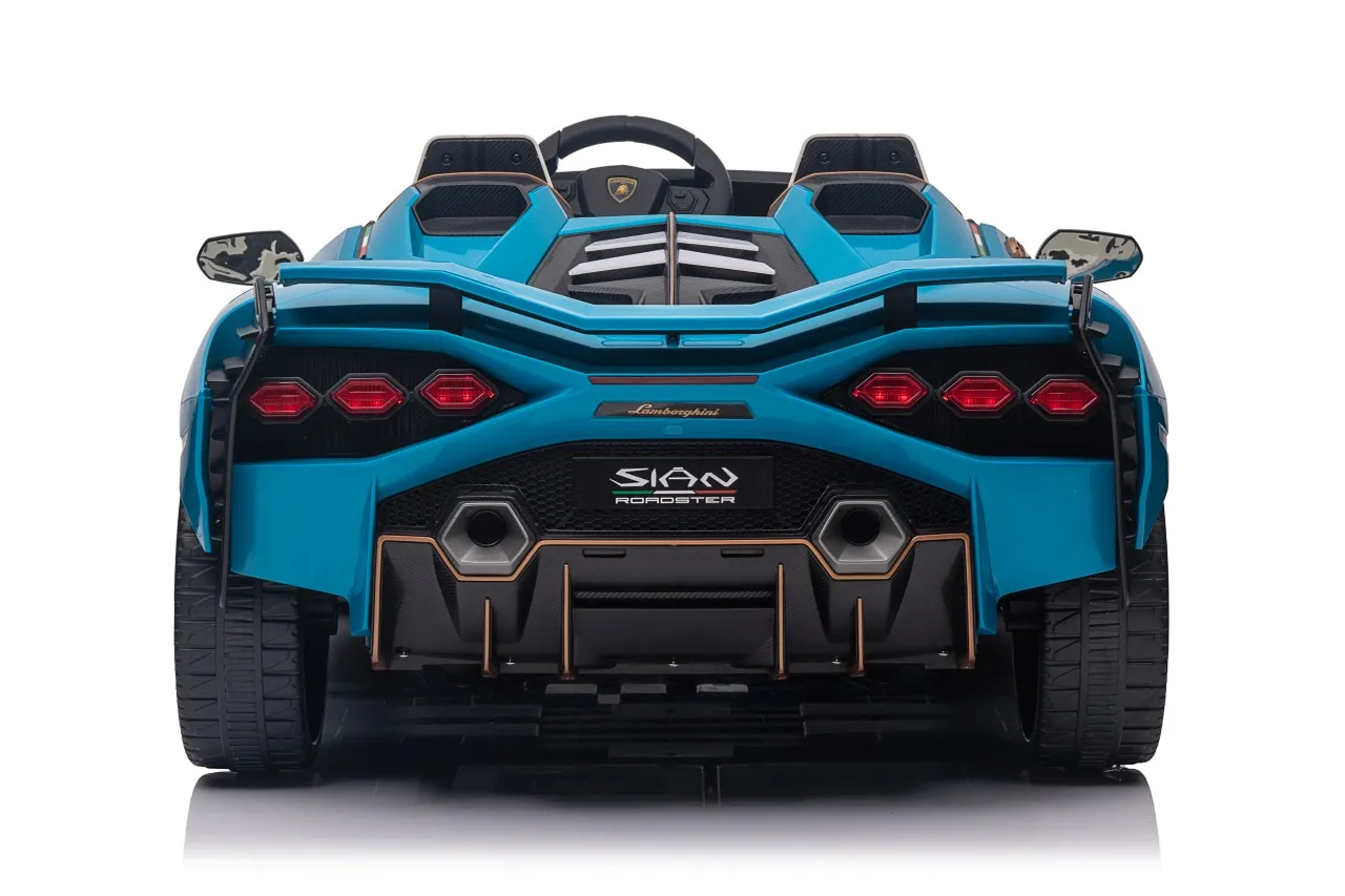lamborghini sian auto na akumulator plavi - slika 3