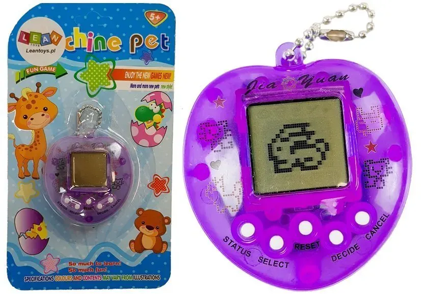 tamagotchi s kratkim lancem ljubičasti - slika 2