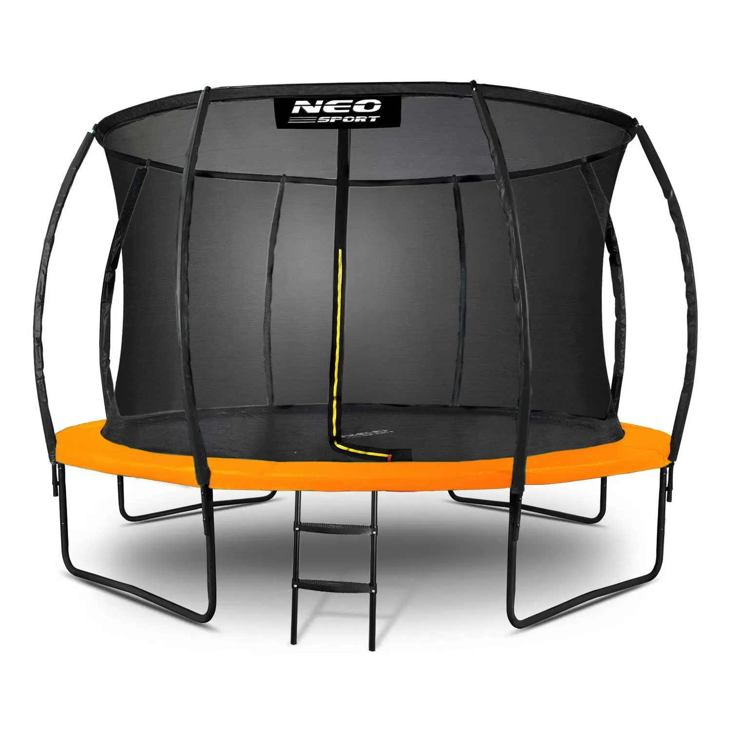 neo-sport profilirani vrtni trampolin 374 cm (12 ft) s unutarnjom mrežom, narančasti - slika 6