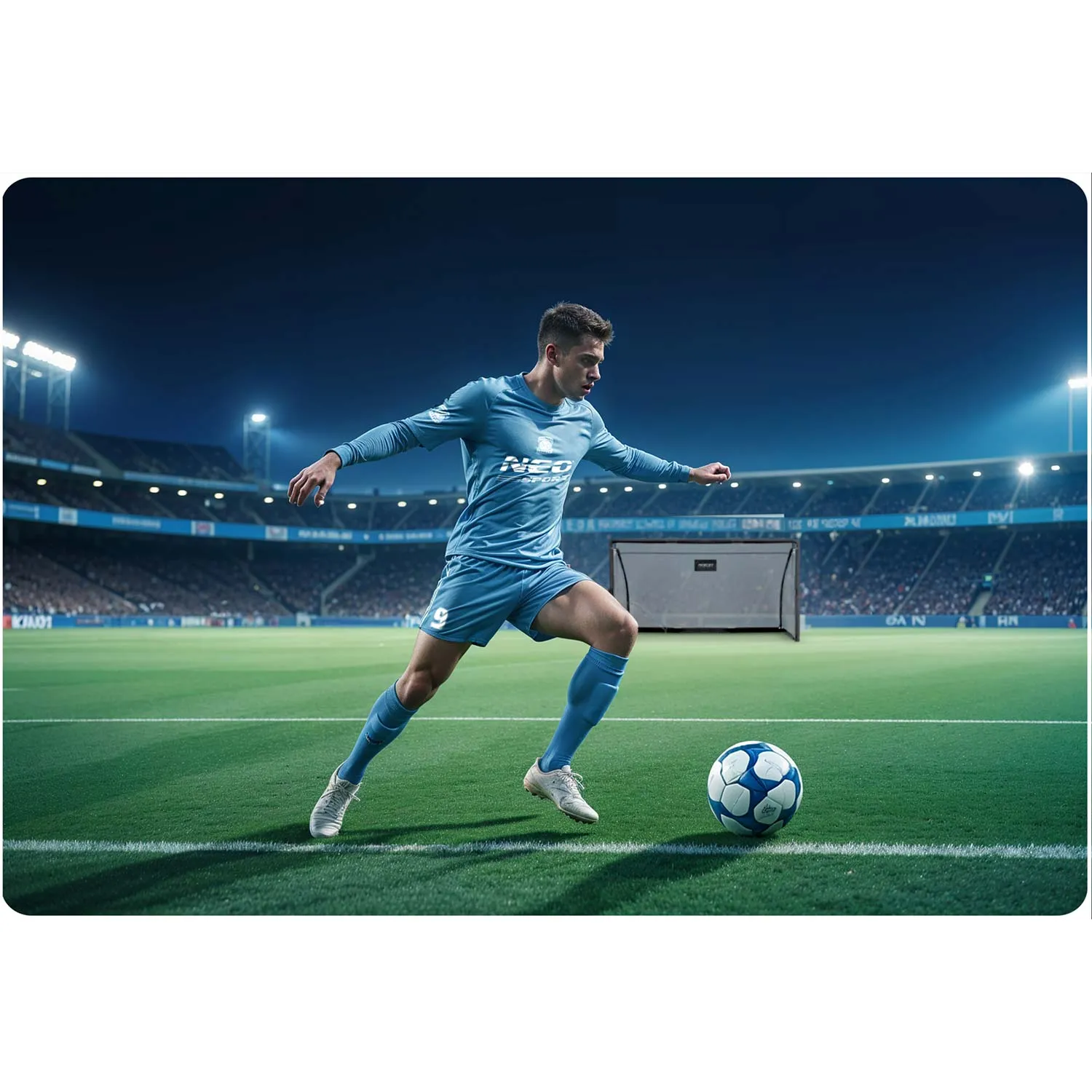 veliki nogometni gol 180 x 120 x 60 cm ns-487 - slika 7