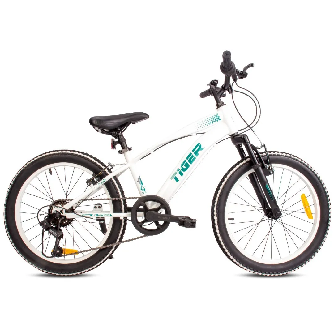 dječji bicikl tiger 20" revoshift shimano 6 brzina bijelo-zeleni - slika 10